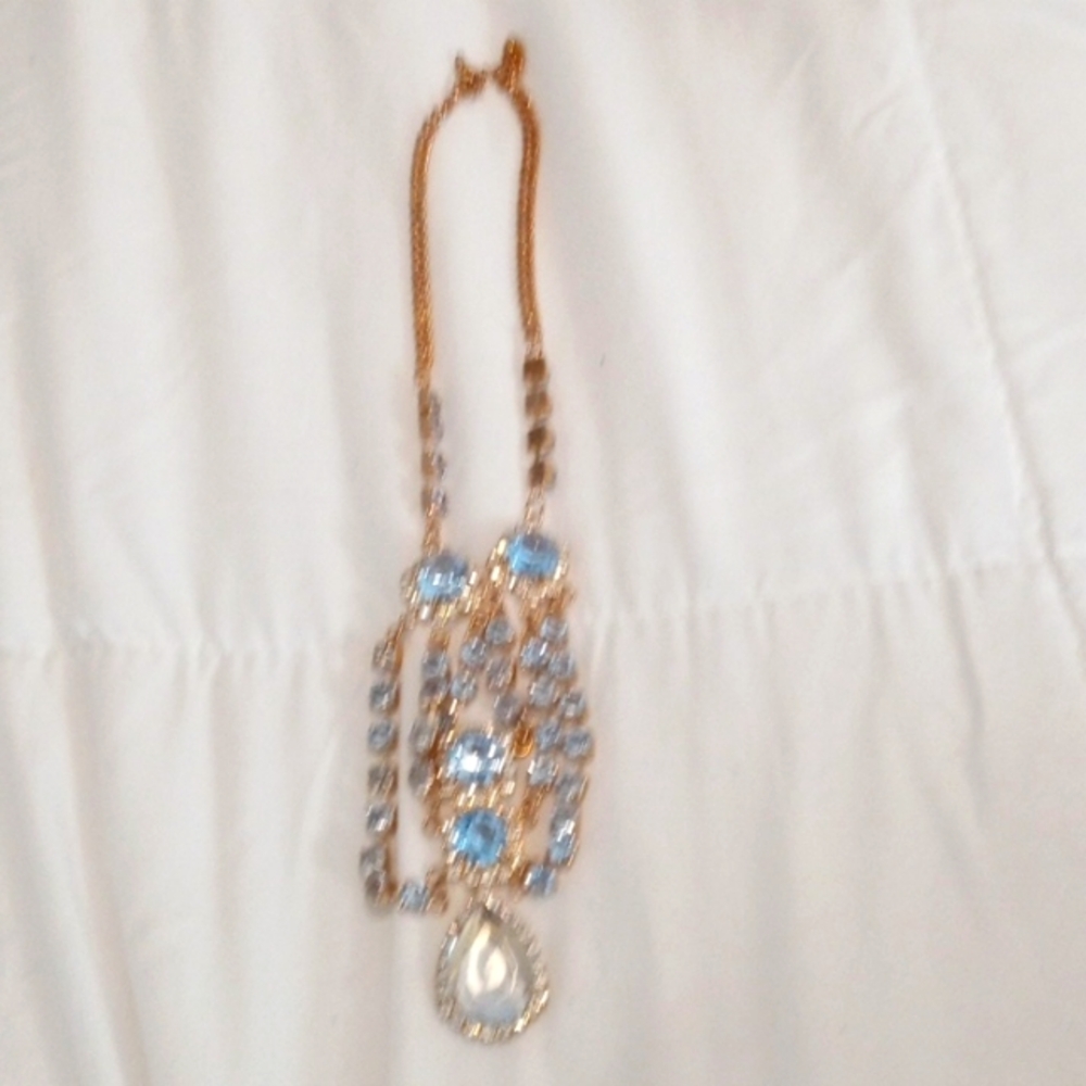 Crystal necklace 12 in